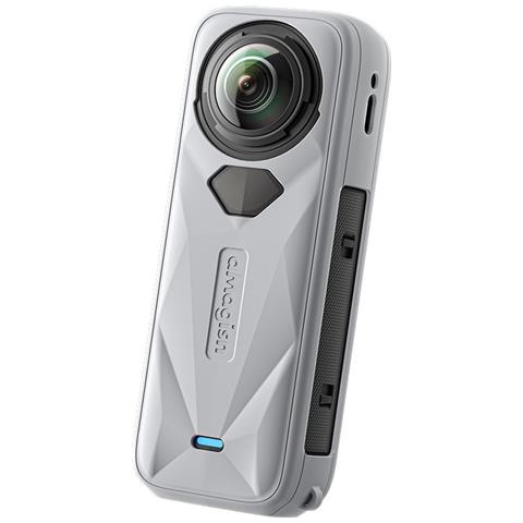 Custodia Protettiva In Silicone Per Insta360 X5: Protezione Completa Per La Tua Action Cam Grey - Foto 2