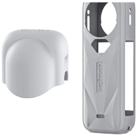 Custodia Protettiva In Silicone Per Insta360 X5: Protezione Completa Per La Tua Action Cam Grey - Foto 1