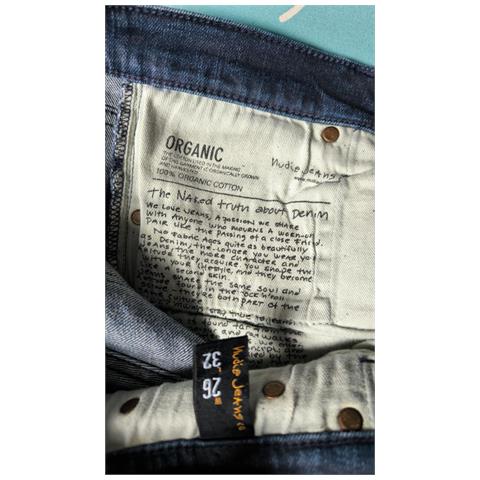 Pantaloni Donna Comodi Jeans Denim Eleganti Blu Navy Taglia 26/32 - Foto 2