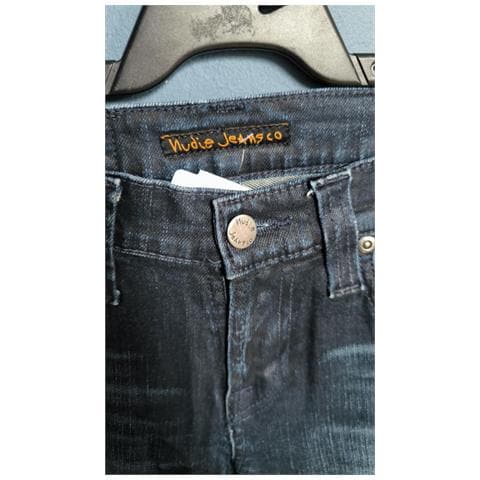 Pantaloni Donna Comodi Jeans Denim Eleganti Blu Navy Taglia 26/32 - Foto 5