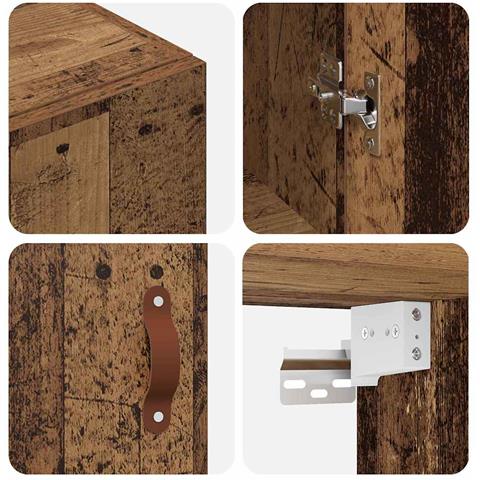 Pensile Marrone 69.5 x 34 x 90 cm Legno multistrato - Foto 9