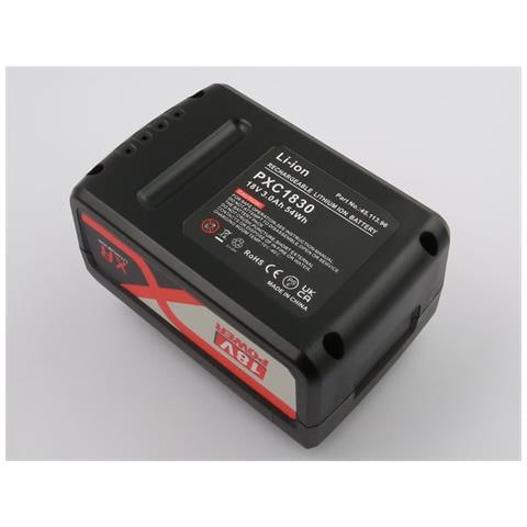 Batteria 18v Li-ion 3000mah 54wh Per Utensile Einhell Pxbp-300 Pxbp-600 - Foto 3