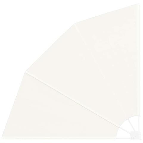 Schermo di Privacy per Balcone Crema 160 x 160 cm Tessuto - Foto 1