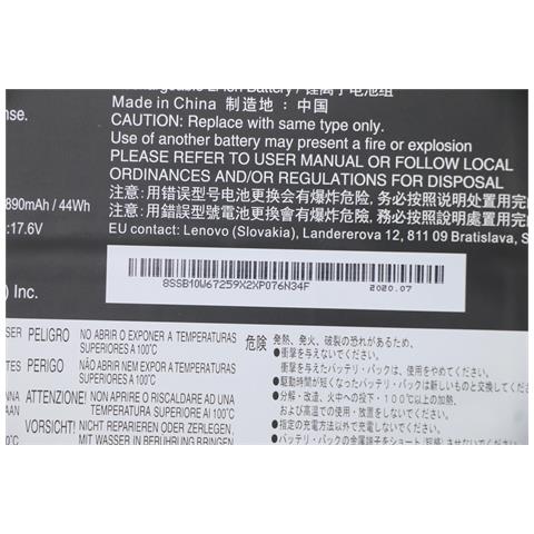 5B10W67315 ricambio per laptop Batteria - Foto 4