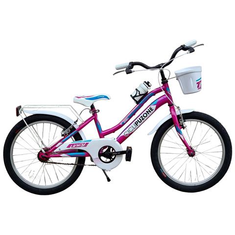 Bici Da Bimba Mtb Misura 20 Mountain Bike Bambina Modello Lincy Ly20sc Senza Cambio 1v - 28 Fuxia Azzurro - Foto 1