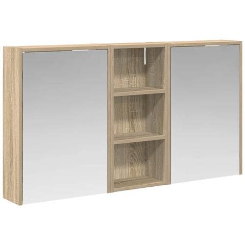 Set di Armadi da Bagno 3 pcs 116 x 16 x 62,5 cm - Foto 1