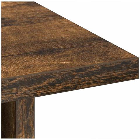 Comodino 2 pcs Rovere fumé 41 x 40 x 45 cm Legno multistrato - Foto 9