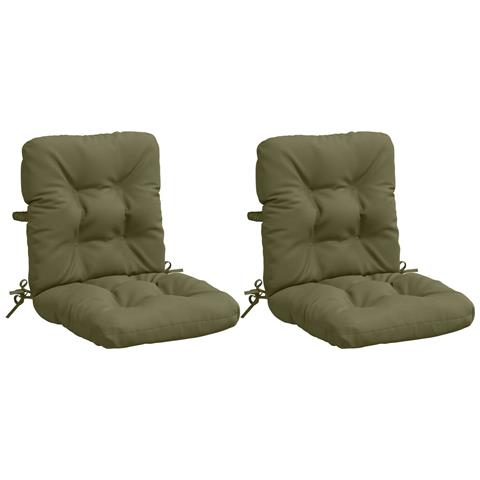 Cuscini per Sedia Alta in 2 Pezzi VIANEN 2 pcs 100% Poliestere - Foto 1