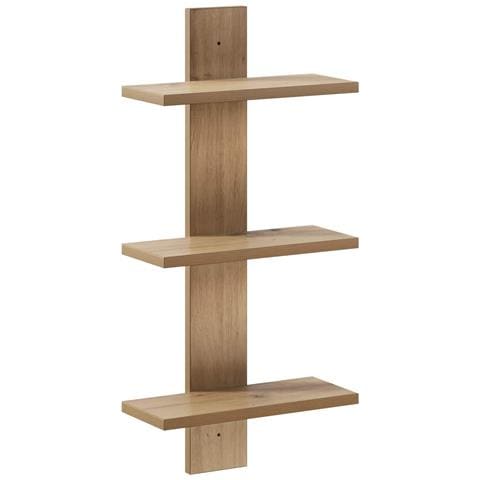 Scaffale da parete Rovere Artigianale 30 x 13.5 x 64.5 cm - Foto 1