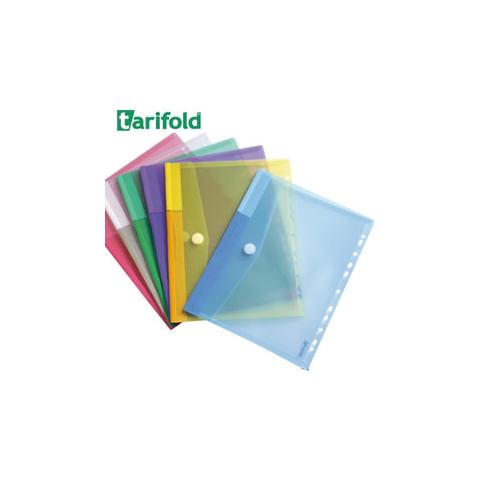 set 12 buste forate ppl con velcro colori assortiti tarifold - Foto 1