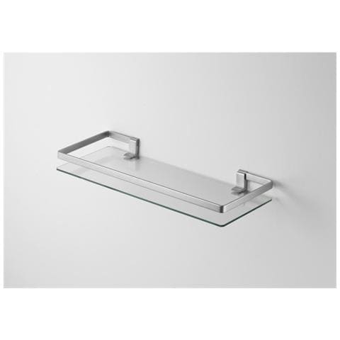 Mensola Da Parete In Vetro E Metallo Mod. Mazzo Cod. 1391 - Foto 1