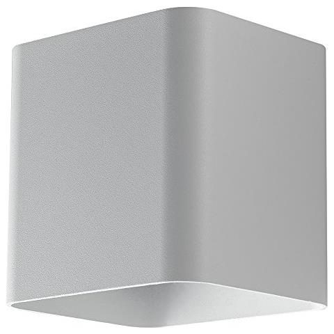 LED-W-BIOME BCO - Applique Cubica Bianca Alluminio Flusso Luminoso Sopra Sotto Led 14 watt 4000K - Foto 1