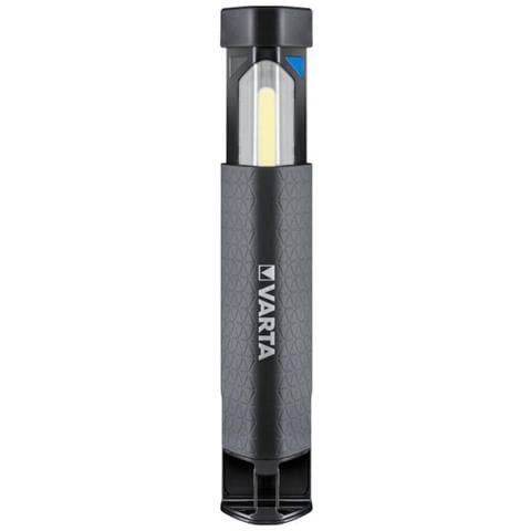 Work Flex Telescope Light, Fascio 125 m, Luce Area 200 lm / Spot 250 lm, Forma Triangolare - Non Rotola, Resistente ad Urti, Acqua e Polvere, Molteplici Opzioni Fissaggio per Lavoro a Mani Libere - Foto 1
