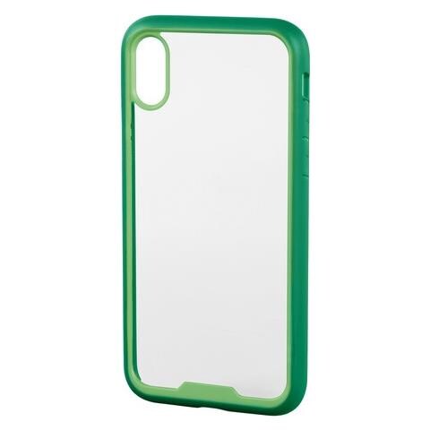 Prime, Cover Protettiva Con Cornice Colorata - Apple Iphone X - Trasparente / verde - Foto 1