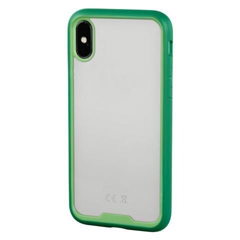 Prime, Cover Protettiva Con Cornice Colorata - Apple Iphone X - Trasparente / verde - Foto 3