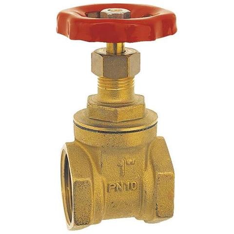 12 bsp Forte Foro Otturatore Otturatore Valvola A Cancello Stop Acqua Con Manico Testa Rossa - Foto 1