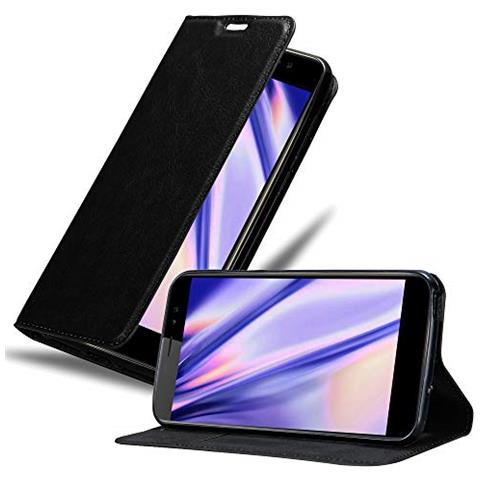 Custodia Compatibile Con Zte Nubia N1 Lite In Nero Di Notte - Coperchio Protettiva Con Chiusura Magnetica, Funzione Stand E Tasca Per Le Carte - Foto 7