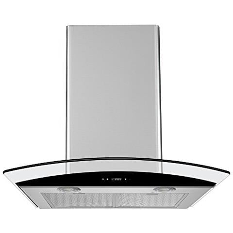 Dh-210w-60 Touch Glas Curvy Cappa Aspirante 60 Cm Con Touch Screen E Telecomando - Foto 2