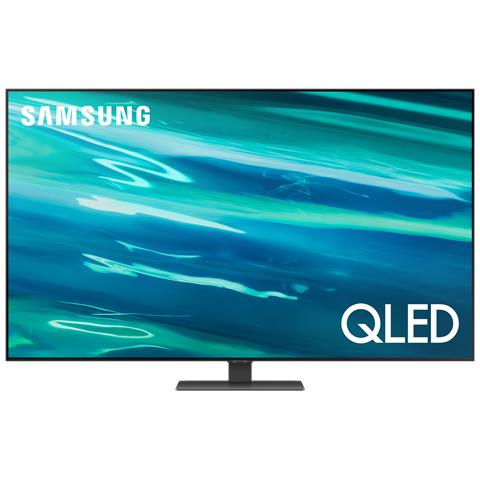 Image of Samsung QE50Q80A Series 8 50 Pollici Smart TV Ultra HD 4K Carbon Silver WiFi (Argento)