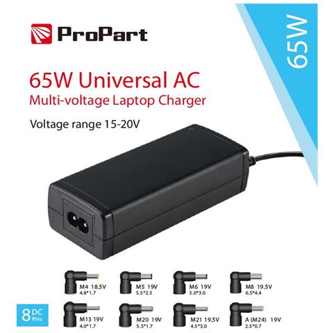 Alimentatore Universale Notebook Multi-voltaggio 65w - Foto 1