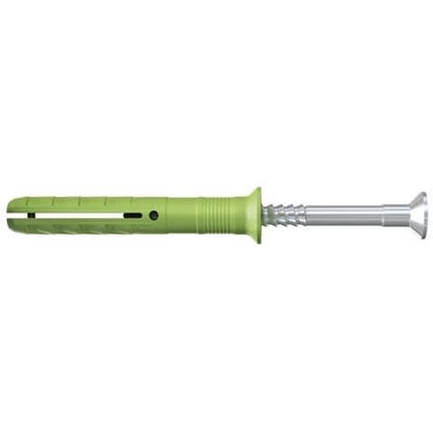 Tassello A Impulsi N Verde 6x40/10 Con Viti - Realizzato Con Materie Prime Rinnovabili - Scatola Da 45 - Foto 1