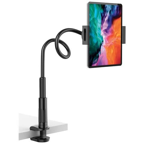 Porta Tablet A Collo D'oca Flessibile Porta Cellulare In Nero Per La Casa - Foto 1