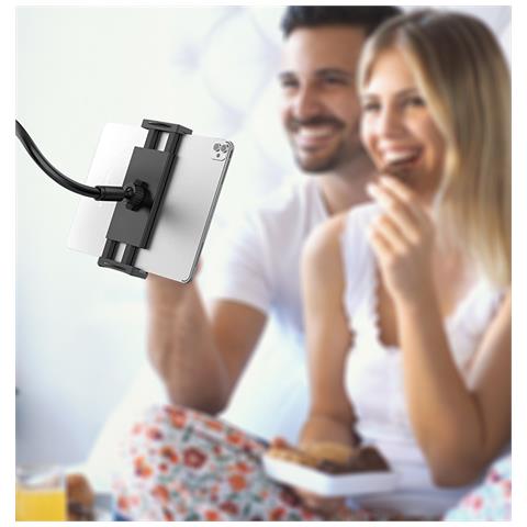 Porta Tablet A Collo D'oca Flessibile Porta Cellulare In Nero Per La Casa - Foto 6