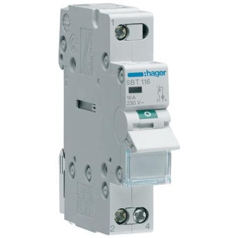 Sbt116 Interruttore Elettrico 1p Grigio - Foto 1