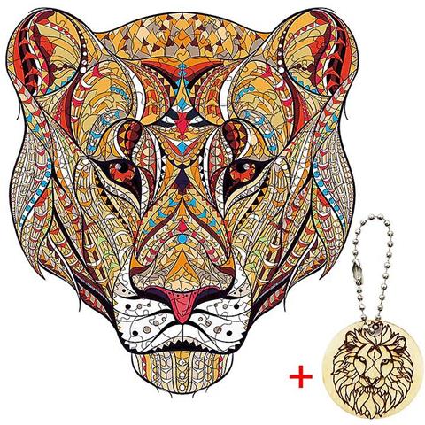 Puzzle da 1000 pezzi raffigurante la lince, in cartone, gioco