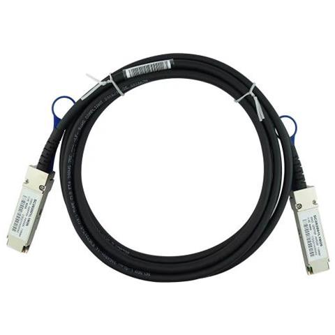 Blueoptics Qsfp28-dac-5m-va-bl Cavo Infiniband Nero, Argento - Foto 1