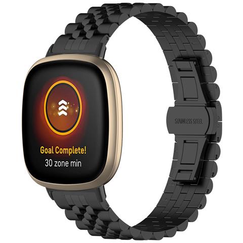 Bracciale Per Orologio In Acciaio Inossidabile Black - Foto 9