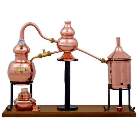 Alambicco Alembic Charentais Premium 0,7 Litri Con Bruciatore A Spirito E Termometro - Foto 1