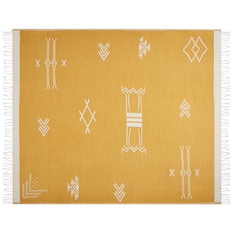 Coperta Jalkini 130 X 170 Cm Giallo - Foto 2