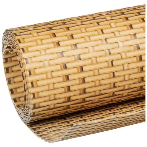Paravento Da Balcone Marrone Chiaro 500x80 Cm In Polyrattan - Foto 2