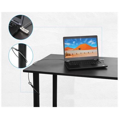 Lucchetto Di Sicurezza Per Notebook A Combinazione Per Slot Nano - Foto 2