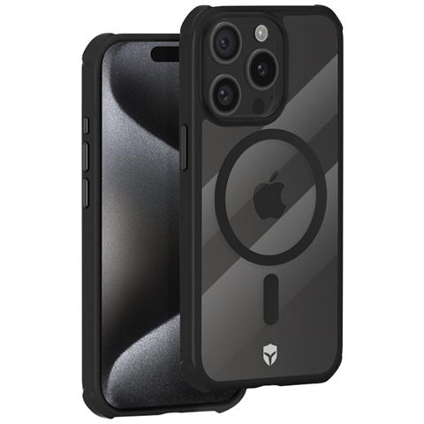 Cover Magsafe Per Iphone 15 Pro Anti-caduta 3m Finitura Opaca, Nero - Foto 1