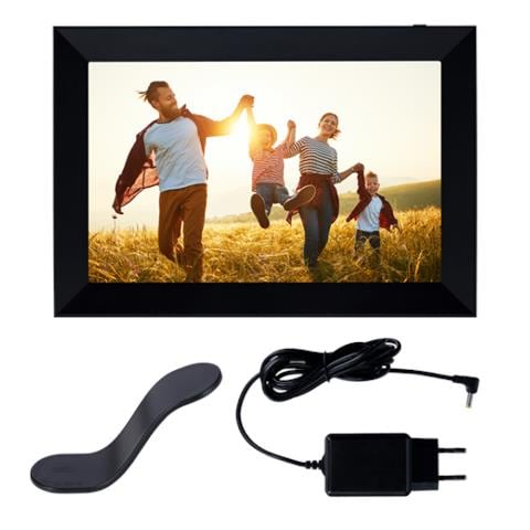 30287 Cornice Per Foto Digitali Nero 25,6 Cm (10.1"") Touch Screen Wi-fi - Foto 3