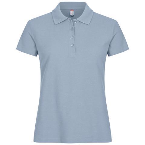 Basic Polo Ladies Azzurro Past M - Foto 1