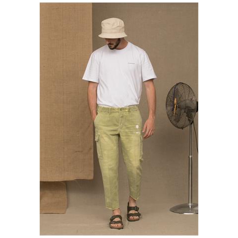 Jeans E Pantaloni In Cotone Verde - W36 - Foto 1