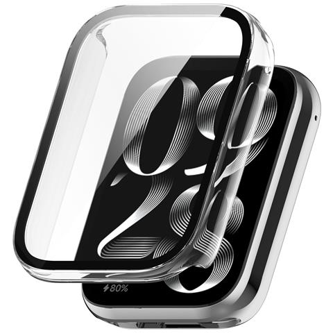 Cover Xiaomi Smart Band 9 Pro Custodia Integrale Con Vetro Temperato Transparent - Foto 1