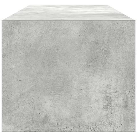 Mobile TV Grigio Cemento 100x31x25,5 cm Legno Multistrato - Foto 9