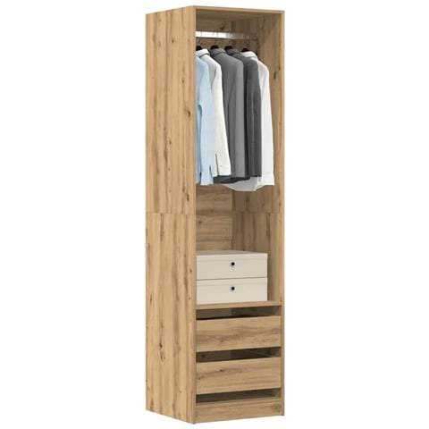 Armadio Rovere Artigianale 50x50x200 Cm In Legno Multistrato - Foto 1