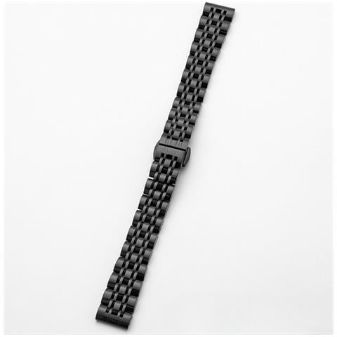 Cinturino Per Orologio In Acciaio Inossidabile Per Garmin Lily 2 - Fibbia A Farfalla Da 14 Mm Black - Foto 2