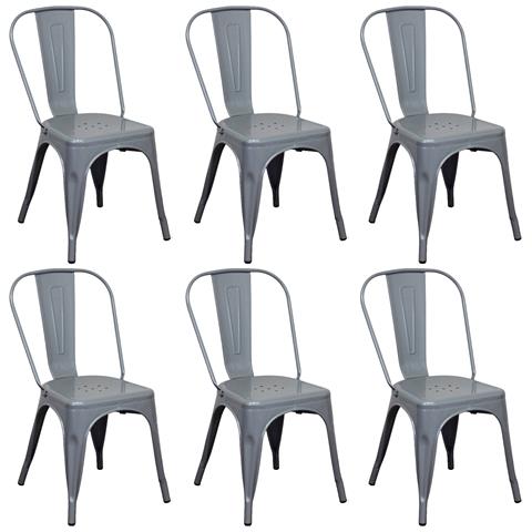 Agatha - Set 6 Sedie Industrial - Foto 1