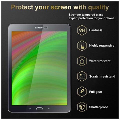 3x Pellicola Di Armatura Compatibile Con Samsung Galaxy Tab S2 (9.7"" Zoll) Sm-t815n / T813n / T819n In Elevata Trasparenza - 3x Vetro Temperato (tempered) Di Protezione Del Display In Durezza 9h Con 3d Touch - Foto 2