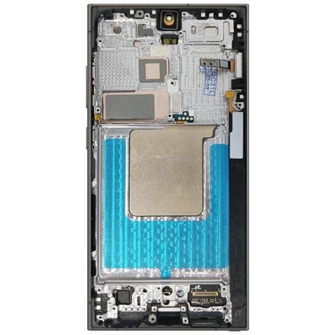 Schermo Completo Amoled Per Galaxy S24 Ultra Service Pack Con Telaio, Nero / Verde - Foto 8