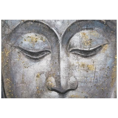 Stampa Su Tela Buddah 1 - Multicolore - Legno - 80x3x120 Cm - Foto 2