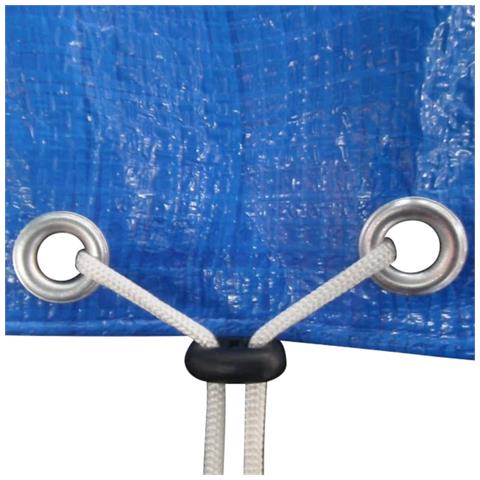 Coperture Per Piscina 2 Pz Pe Rettangolari 90 G /mq 394x207 Cm - Foto 5