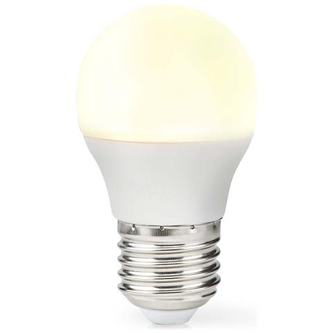 Lampadina Led E27 G45 4,9 W 470 Lm 2700 K Smerigliata Stile Retrò, Bianco - Foto 3