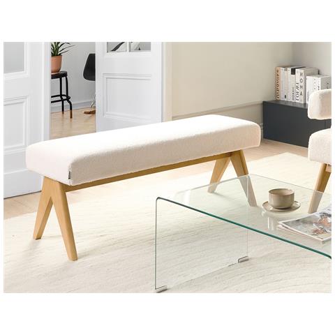 Panchina Tamre Bouclé Bianco Sporco - Foto 1